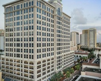 The corporate headquarters for AutoNation in downtown Fort Lauderdale.